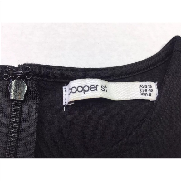 Cooper St Black Stretch Body Con Sexy Dress Size 8 - Picture 6 of 8